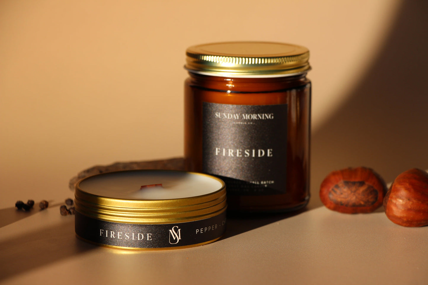 Sunday Morning Candle Co. 2023 Holiday/Winter Collection—Medium