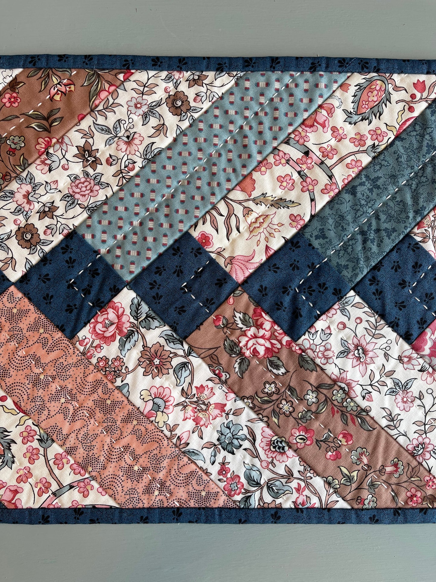 Jane Austen Quilted Runner