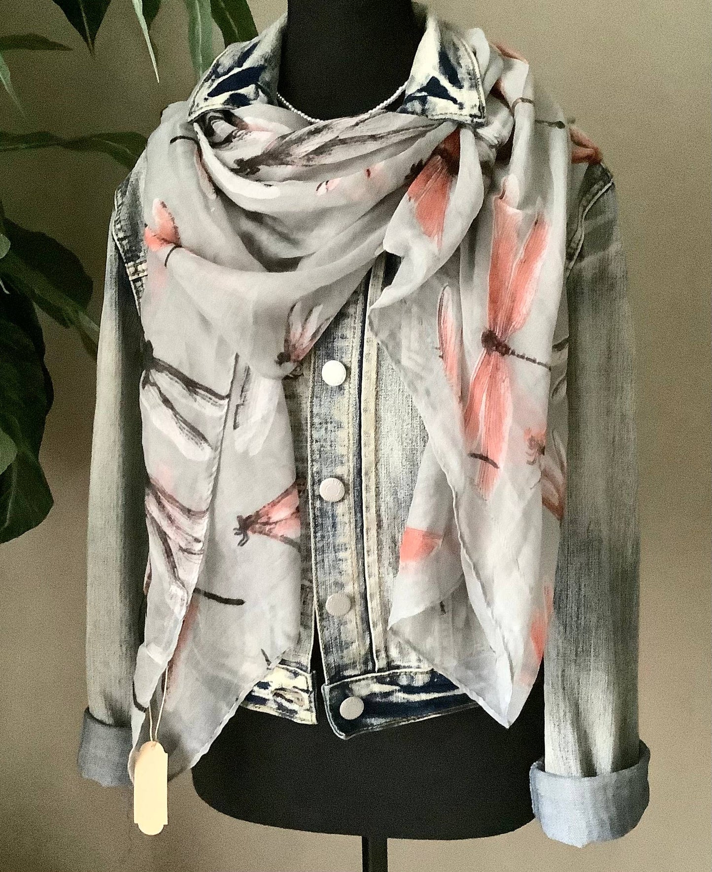 Beautifull Boundaries - Scarf womens, scarf lightweight - dragonfly