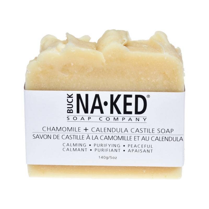 Buck Naked Soap Company - Chamomile & Calendula Castile Soap - 140g/5oz