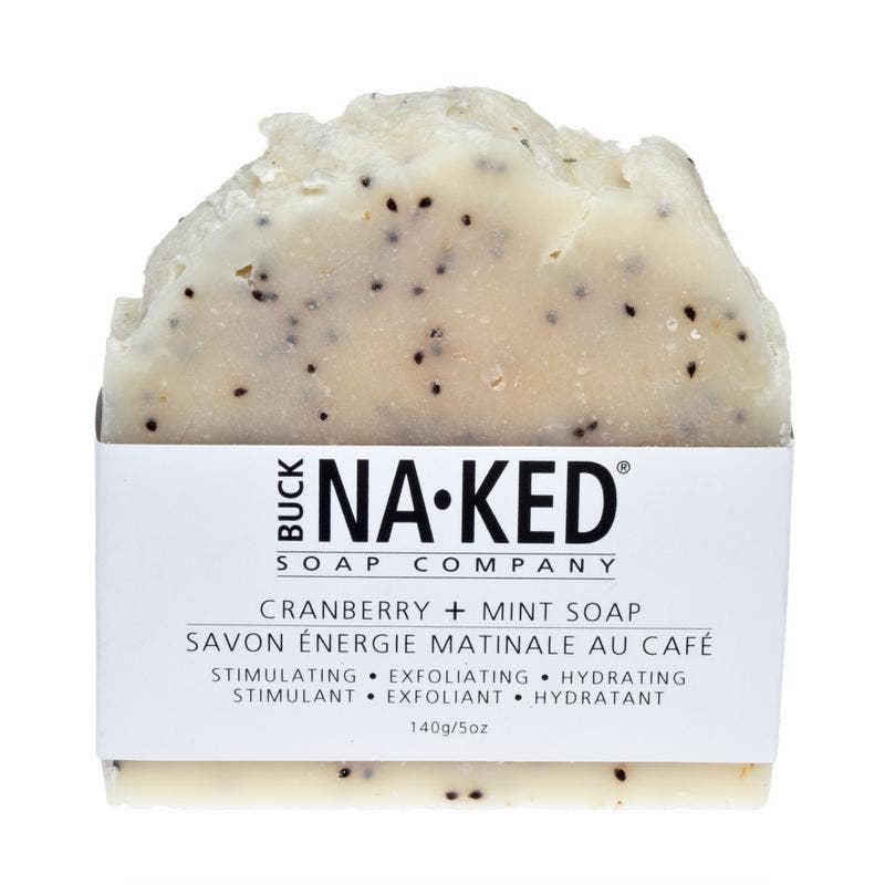 Buck Naked Soap Company - Cranberry & Mint Soap - 140g/5oz