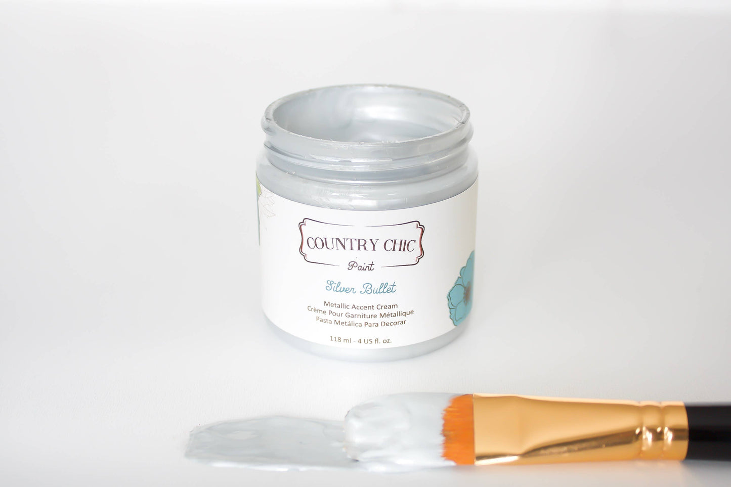 Metallic Cream - 4oz Silver Bullet