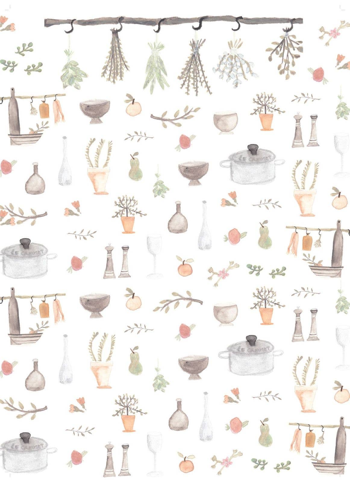 Maison Lorrain - Dans La Cuisine - Linge De Maison / Kitchen Towel