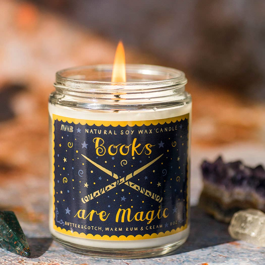 Books are Magic Soy Candle