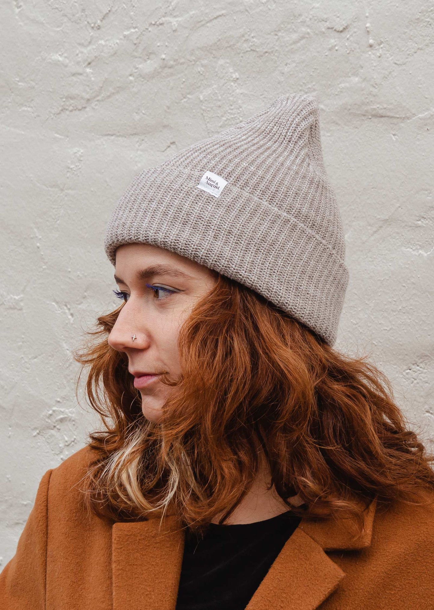 Mimi & August - Oatmeal Super Puff Beanie