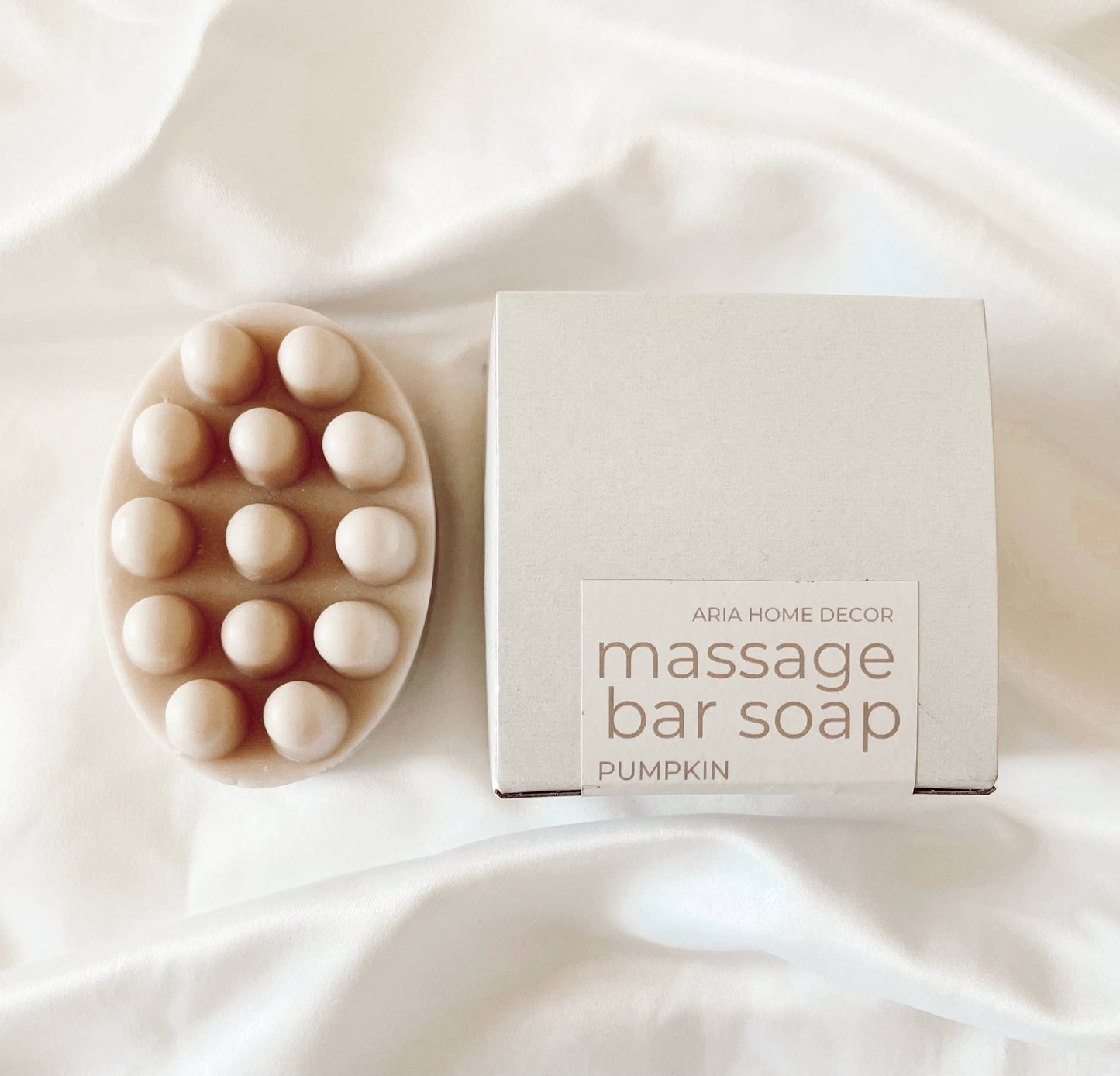 Pumpkin Massage Bar | Handmade Natural Luxury Soap Bar