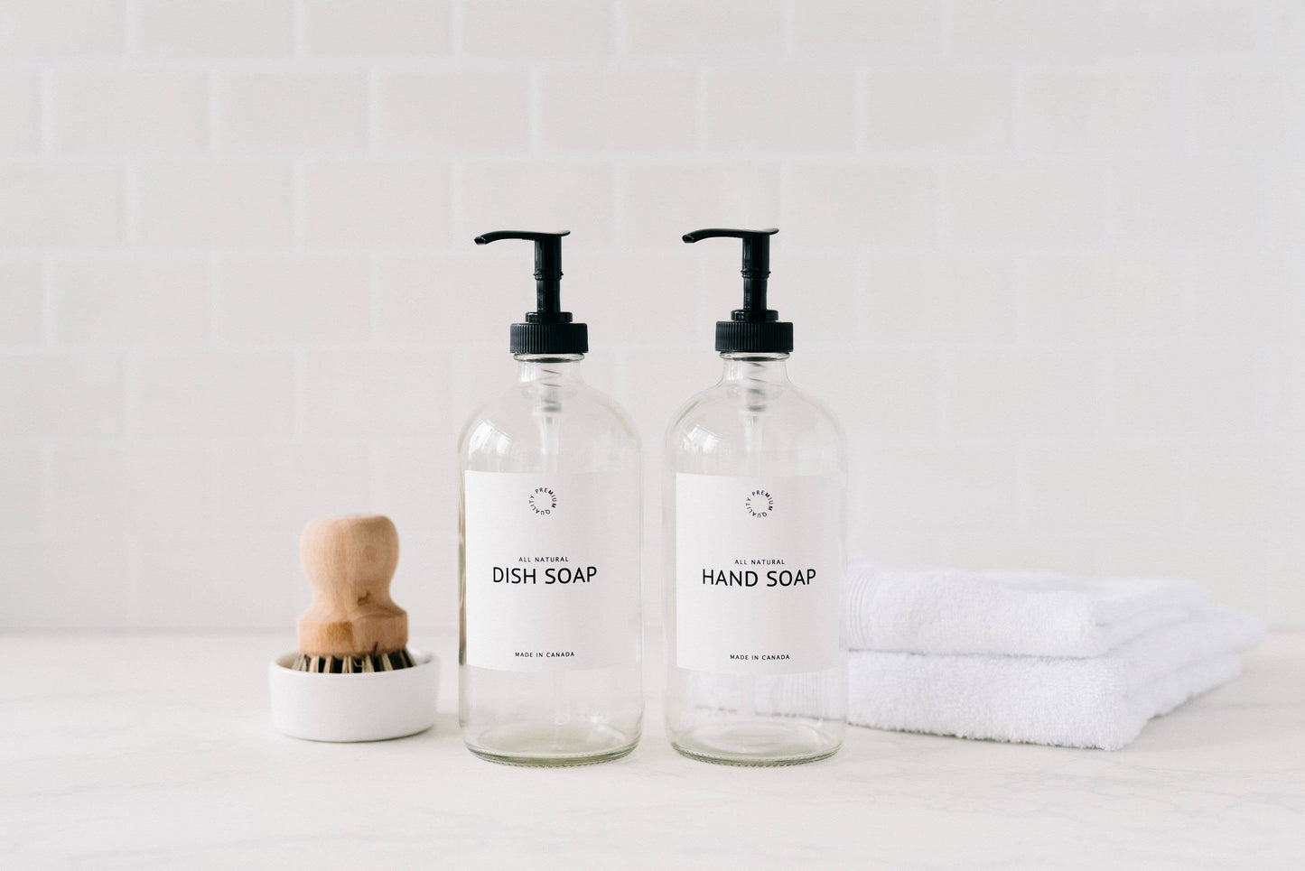 Zahra's Place - Minimalist Clear Glass Dispenser