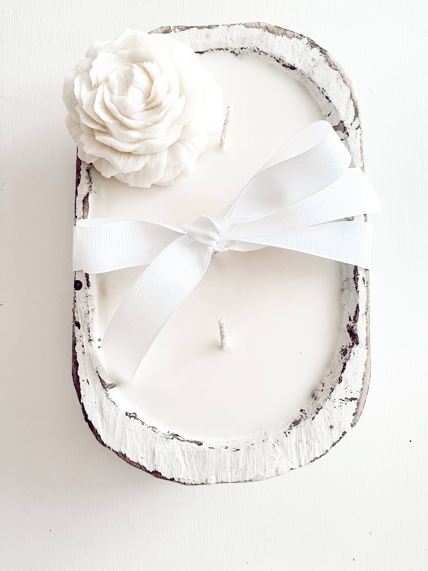 White Dough Bowl Soy Candle - 16 oz