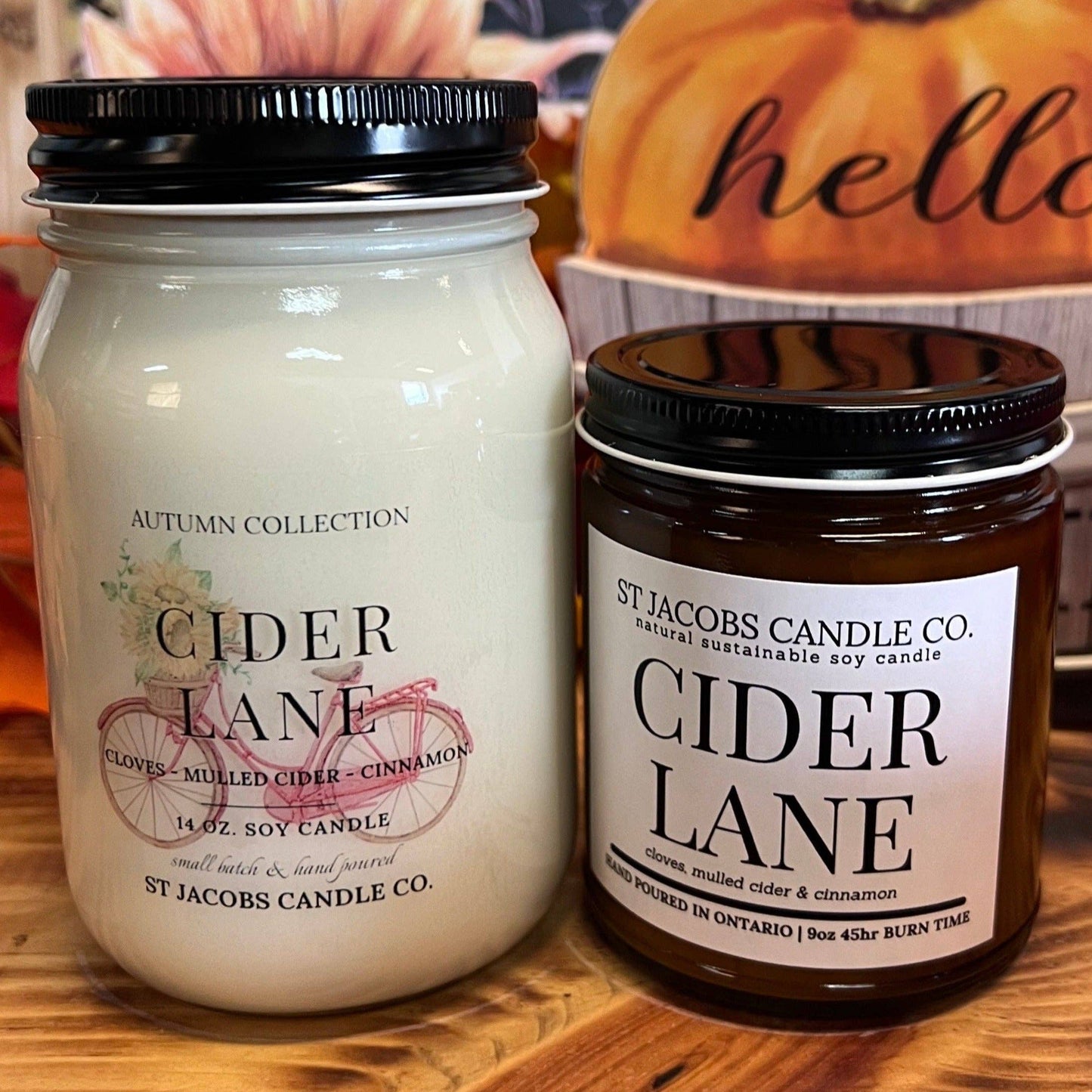 š
š¦Holiday Season 2023 āļøCIDER LANEāļø Natural Soy Candle: 14 oz