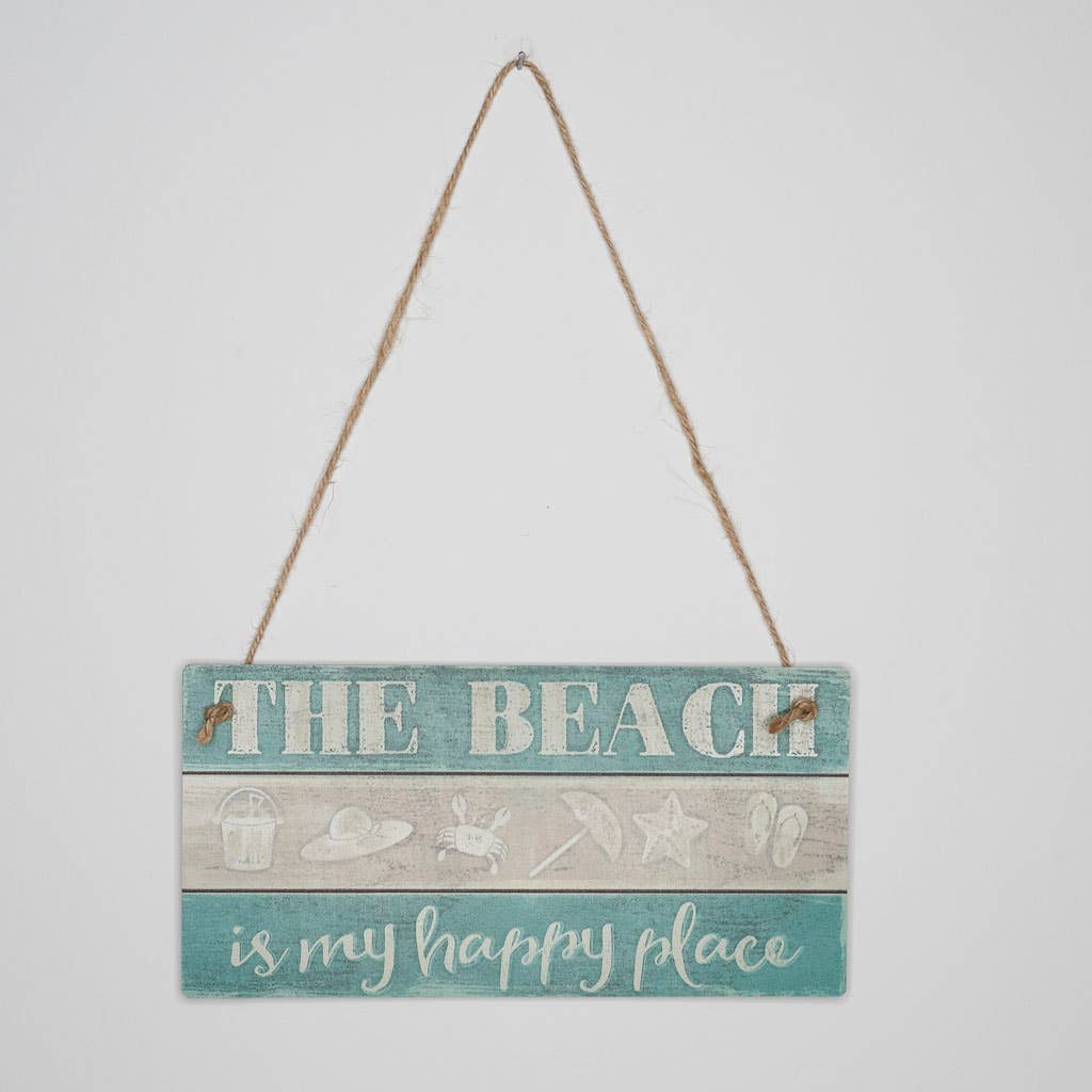 EcoFreax - beach house vintage wooden sign
