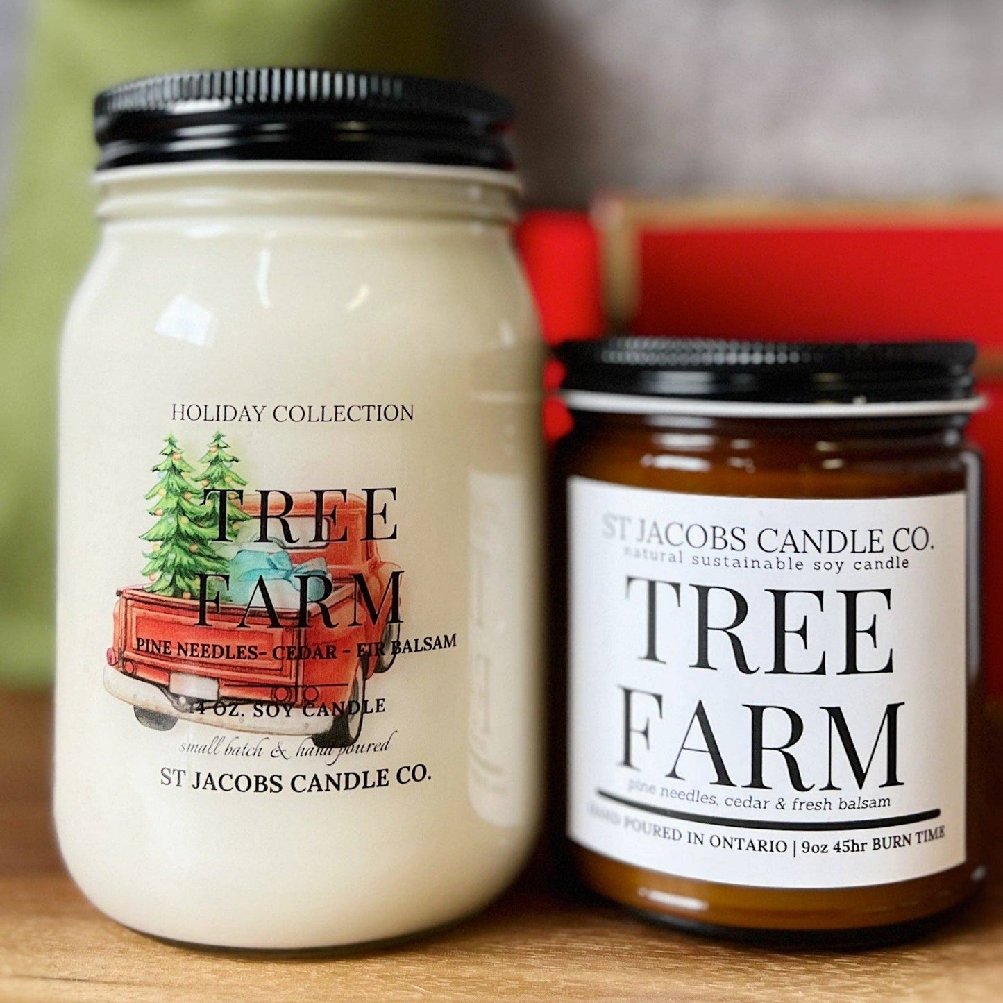 🎅🦌Holiday Season 2023❄️ TREE FARM☃️ Natural Soy Candle: 14 Ounces