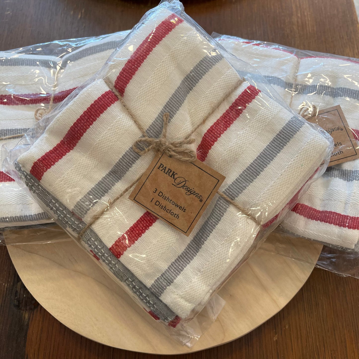 Farm Yard 3 Dishtowel and 1 Dishcloth Set