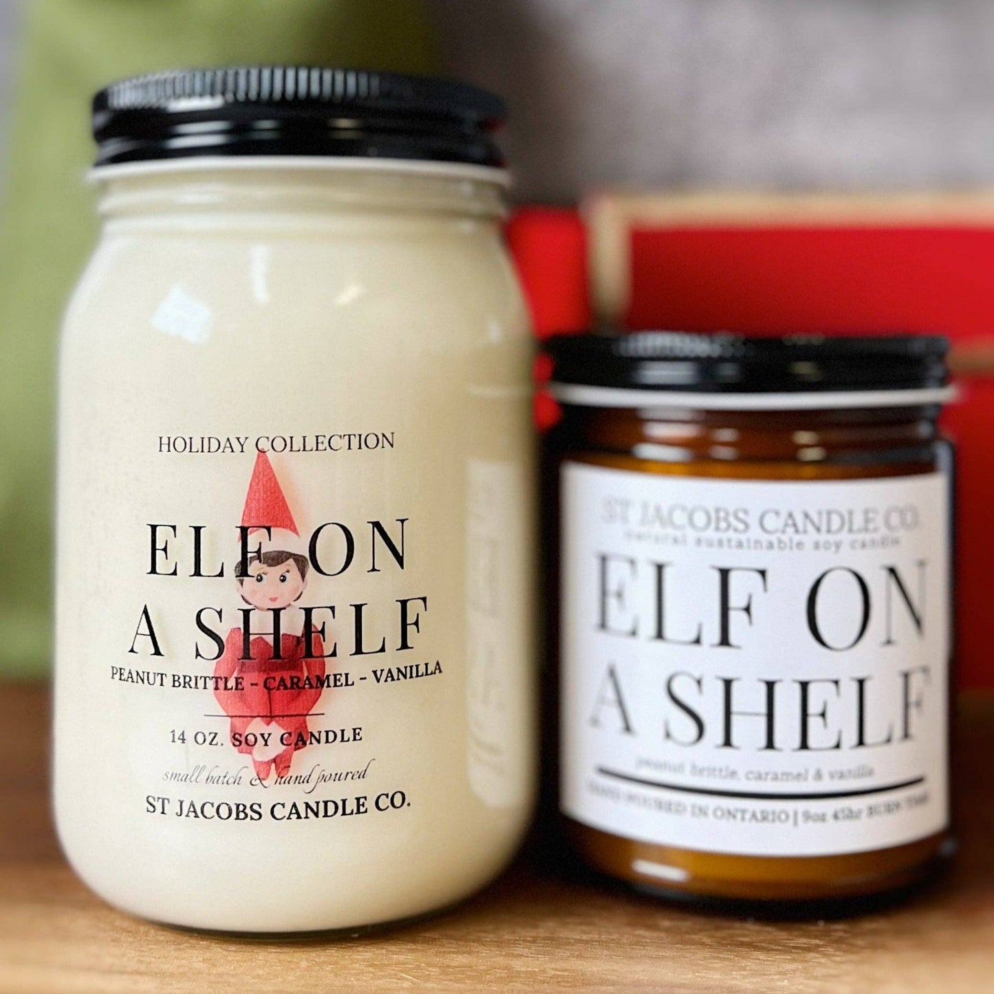 🎅🦌Holiday Season 2023❄️ELF ON A SHELF☃️Natural Soy Candle: 14 oz