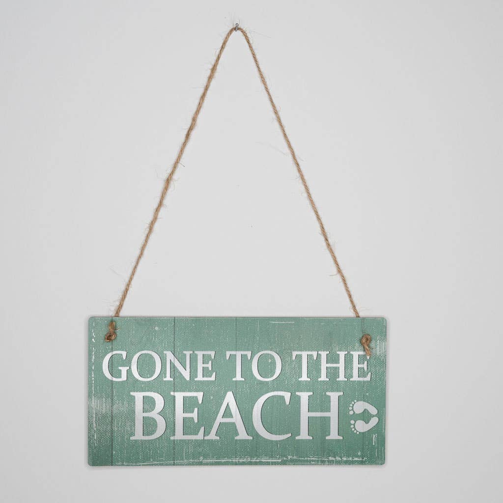 EcoFreax - beach house vintage wooden sign