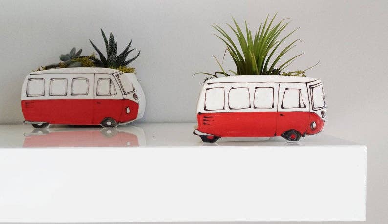Julie Richard Ceramist - Small Red van Planter