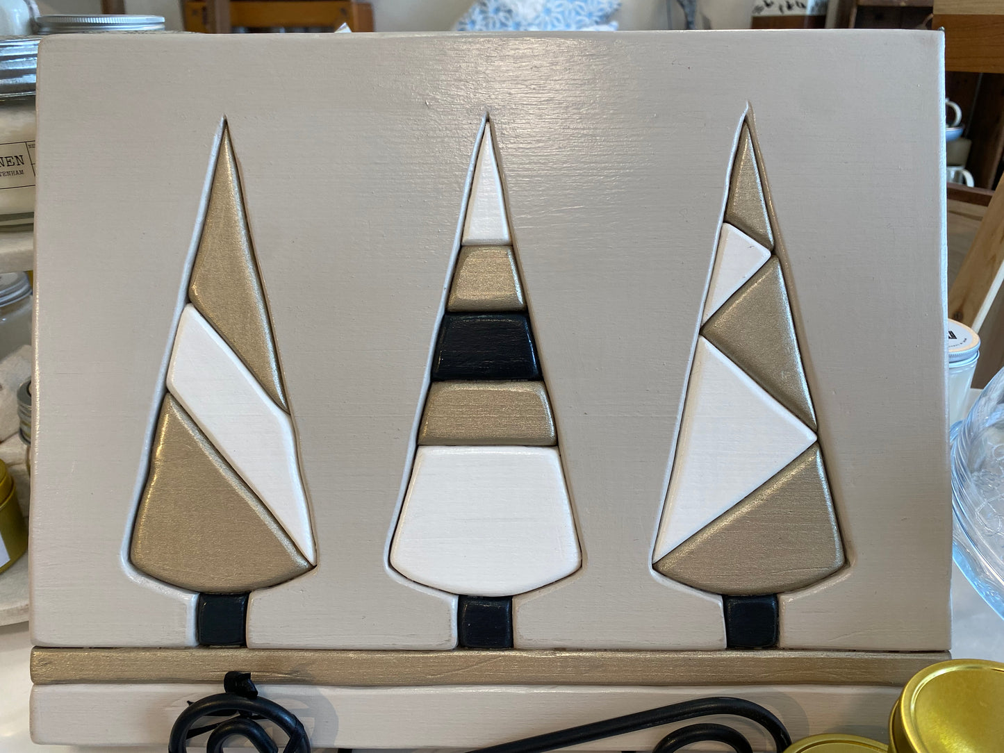 Wood cut Christmas Trees