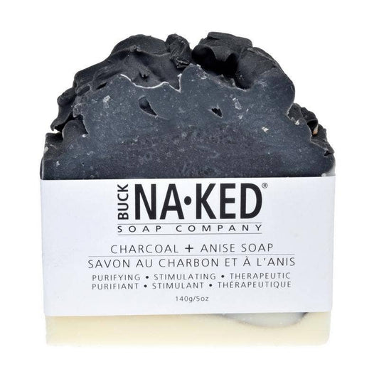 Buck Naked Soap Company - Charcoal & Anise Soap - 140g/5oz