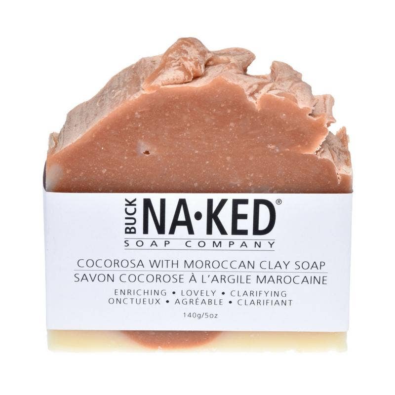Buck Naked Soap Company - CocoRosa & Moroccan Clay Soap - 140g/5oz