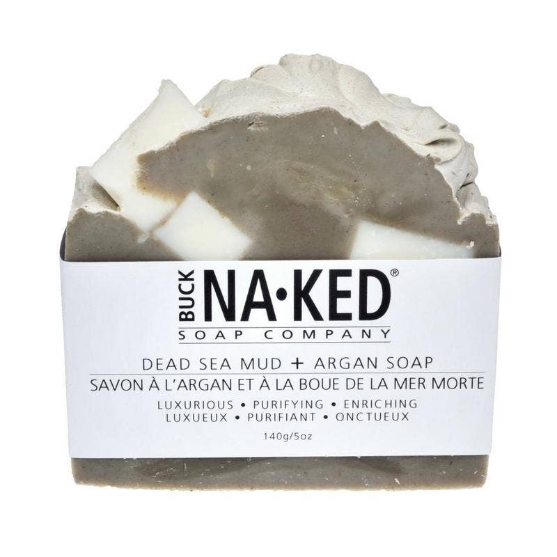 Buck Naked Soap Company - Dead Sea Mud & Argan Soap - 140g/5oz