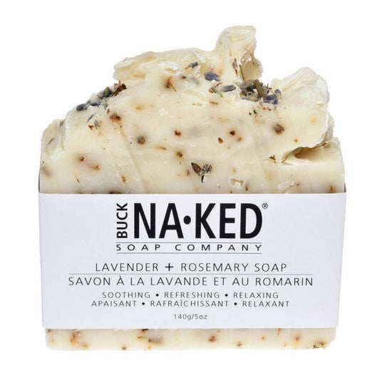 Buck Naked Soap Company - Lavender & Rosemary Soap - 140g/5oz