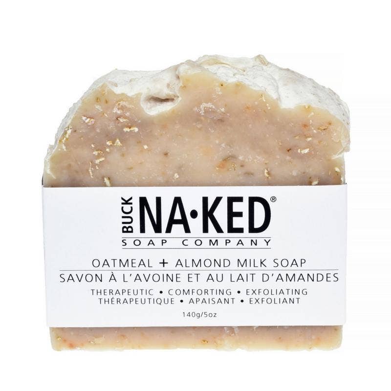 Buck Naked Soap Company - Oatmeal & Almond Milk Soap - 140g/5oz