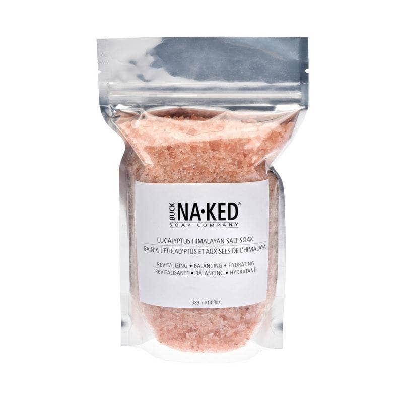Buck Naked Soap Company - Eucalyptus Himalayan Salt Soak - 472 ml/16 floz