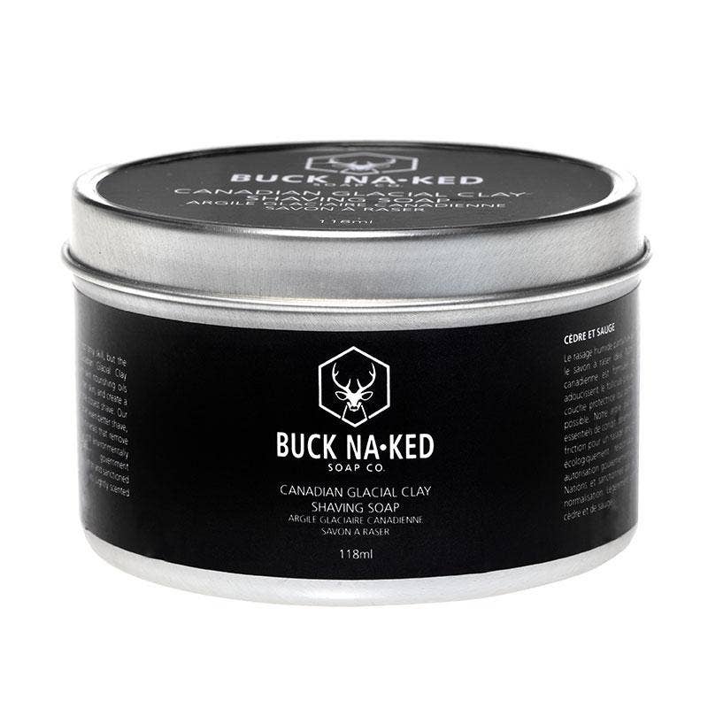Buck Naked Soap Company - Canadian Glacial Clay Shaving Soap