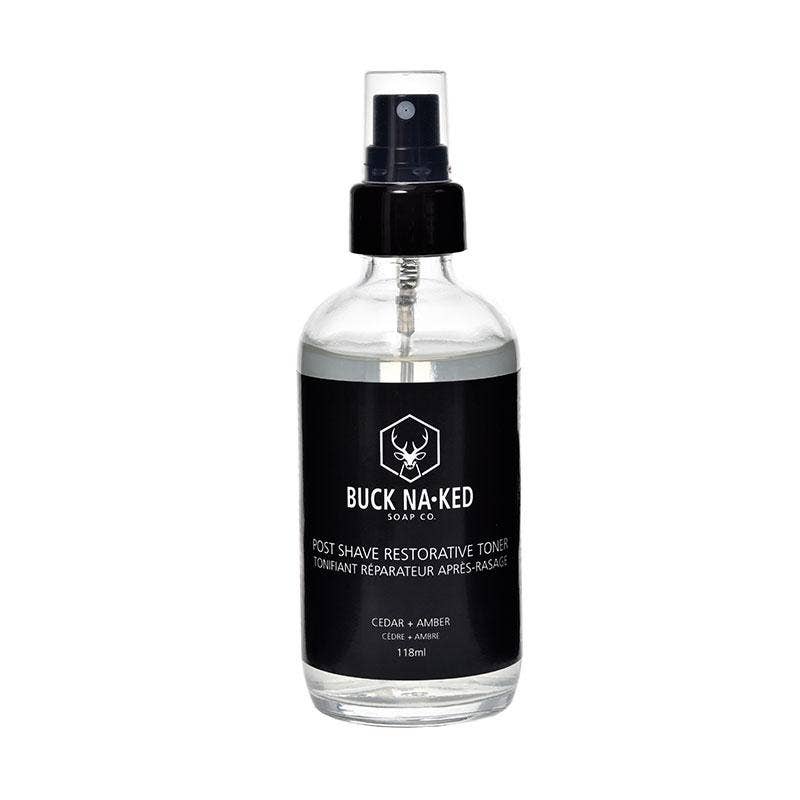 Buck Naked Soap Company - Cedar + Amber Post Shave Restorative Toner - 118 ml/4 oz