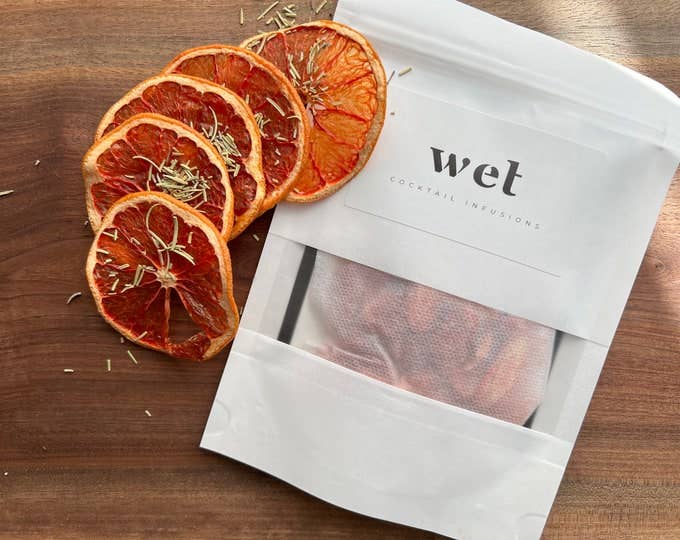 Wet Cocktail Infusions - Rosemary Grapefruit Alcohol Infusion Kit