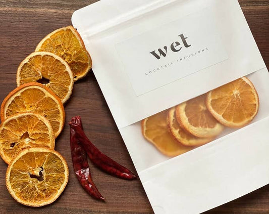 Wet Cocktail Infusions - Orange Chili Alcohol Infusion Kit