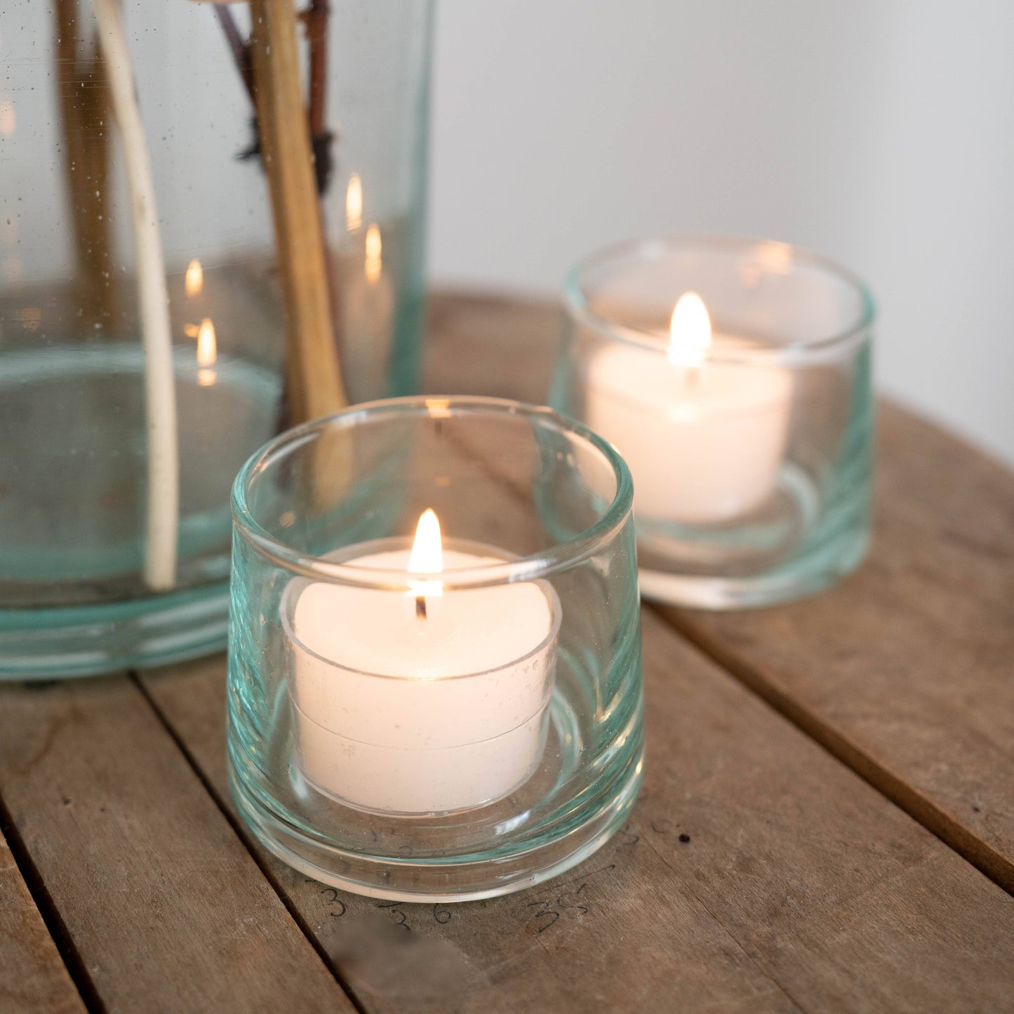 SOCCO Designs - Small Candle Holders - 100% Recycled Glass