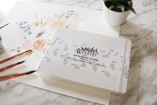 Wonder Forest - Hardcover Watercolour Journal – Cold Pressed