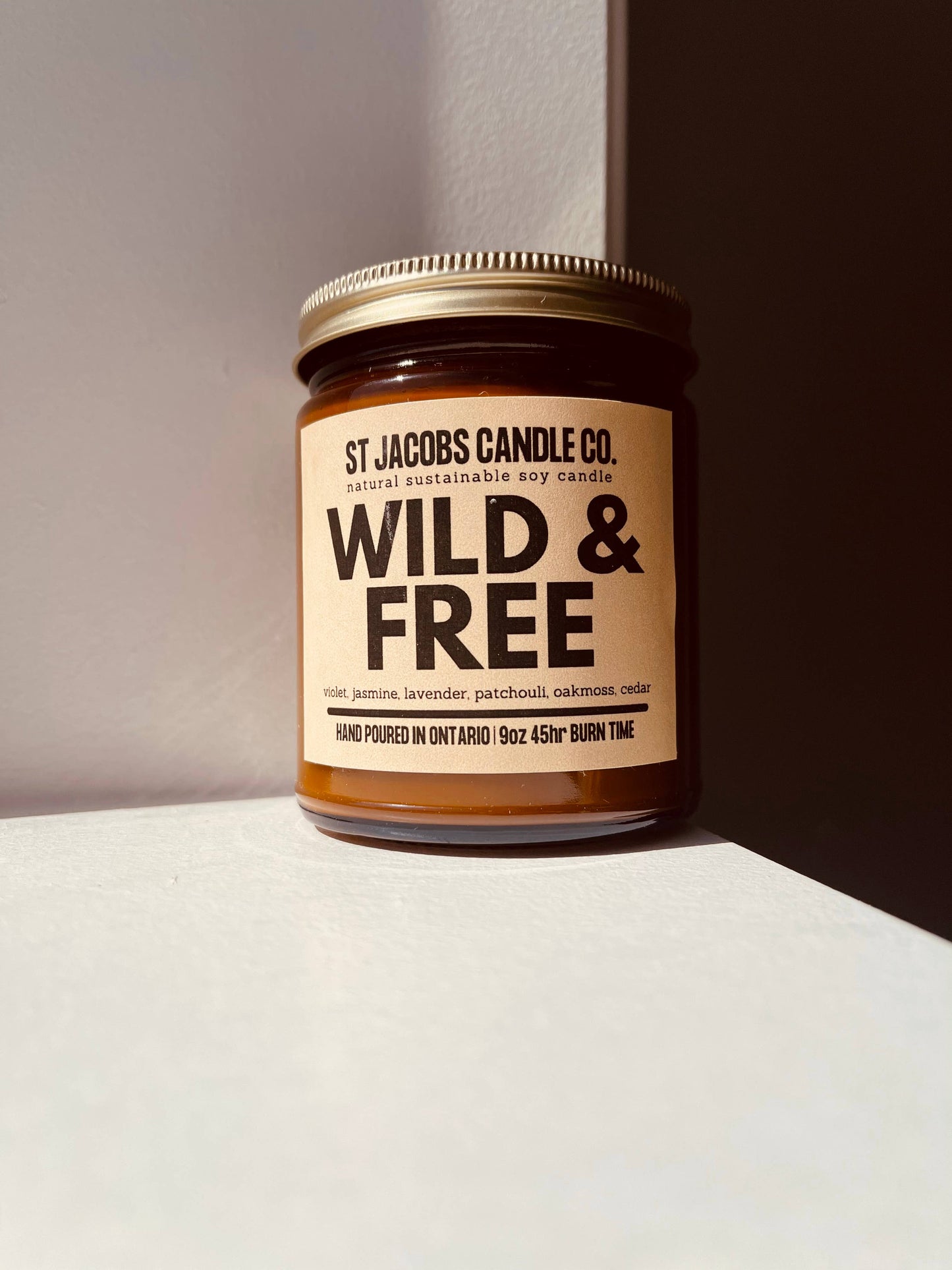 WILD & FREE Natural Soy Wax Candle 9oz