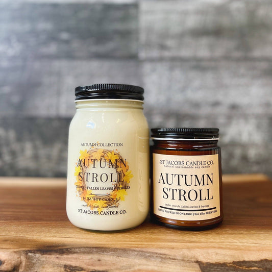 St Jacobs Candle Co. - AUTUMN STROLL 🍂 Autumn 2022 Soy Candle Collection