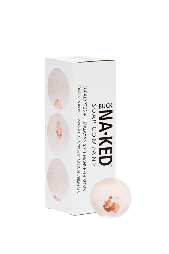 Buck Naked Soap Company - Eucalyptus & Himalayan Salt Mani/Pedi Bombs