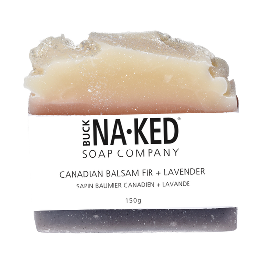 Buck Naked Soap Company - Canadian Balsam Fir + Lavender Soap - 140g/5oz
